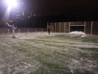 Lacrosse practices in the winter?